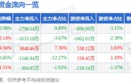股票行情快报:宏昌电子(603002)7月30日主力资金净卖出2798.54万元